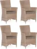 Sonnenpartner 4x Garten-Sessel Ikarus Aluminium/Polyrattan Produktbild-Vorschau 1