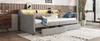 Schlafsofa 90x200 Beige Grau – LED-Umgebungslicht, Produktbild-Vorschau 15