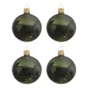 Weihnachtskugeln Glas 10cm mundgeblasen 4er Box - Produktbild-Vorschau 2