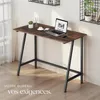 Bureau Newton - Bois foncé industriel, rustique Voir les images du produit 7