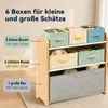 ALVIX, regál NESTA 6 s 6 vyberateľnými úložnými boxmi, Náhľad obrázku produktu 6