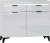 Buffet Ruben mit 2 Schubladen und 2 Türen, Weiß, 105cm Produktbild-Vorschau 1