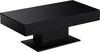 A black coffee table with a modern, minimalist design. Produktbild-Vorschau