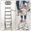 KADAX Drabina Aluminiowa Składana 8 Stopniowa Domowa Podgląd zdjęcia produktu 3