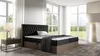 Boxspringbett Bett BROMIA 200x200cm Dunkel Eiche Stoff Produktbild-Vorschau 1