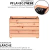 Pflanzkübel Holz "Modulo" aus naturbelassener Lärche Produktbild-Vorschau 3
