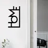 Wallity, Home - Black, Wanddeko, Schwarz, Metall, 28 x 50 Produktbild-Vorschau 1