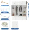 LARS360 DIY Système d'étagères Penderie avec porte, étagère Voir les images du produit 5