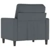 vidaXL Sessel Dunkelgrau 60 cm Samt Produktbild-Vorschau 5