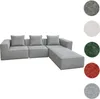 L-Sofa MCW-O54, Lounge-Couch mit Ottomane, erweiterbar Produktbild-Vorschau 10