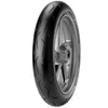 A close-up studio shot of a motorcycle tire. Produktbild-Vorschau