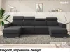 MEBLINI Schlafcouch mit Bettkasten - Ecksofa mit Produktbild-Vorschau 2