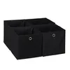 Relaxdays Aufbewahrungsbox 4er Set, faltbare Regalboxen, Produktbild-Vorschau 1