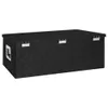 vidaXL Contenitore nero 90x47x33,5 cm alluminio Anteprima dell’immagine prodotto 3