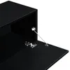 Hängeboard ‘Evaton‘ mit 2 Klappen 140 x 33 x 30 cm Schwarz, Produktbild-Vorschau 5