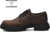 NAGABA Halbschuhe Herren Lederschuhe Echtleder für Herbst Produktbild-Vorschau 3