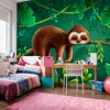 Dětská fototapeta Roztomilý líný les 180x120cm Náhled obrázku produktu 7