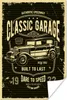 MuchoWow® Poster Mancave - Auto - Retro - Garage 120x180 cm Produktbild-Vorschau 1