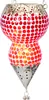 Orientalny mozaikowy lampion wiszący szklany lampion Ajmia Podgląd zdjęcia produktu 3