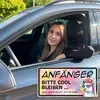younikat Auto-Magnet-Schild Anfänger Lama Bunt I 20 x 10 cm Produktbild-Vorschau 5