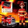 Camion de pompiers AIYAPLAY, vitesse max. 3 km/h, sirène, Voir les images du produit 3
