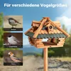 Toboli krmítko pro ptáky 115 cm se stojanem, dřevěná ptačí Náhled obrázku produktu 10