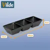Vilde | Set di ciotole per snack - Vetroceramica - Nero - 3 Anteprima dell’immagine prodotto 4