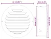 vidaXL Ventilačné mriežky, 4 kusy, strieborné, 200 mm, Náhľad obrázku produktu 8