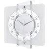 JVD NS20133.2 Wanduhr Quarz analog silbern mit Glas leise Produktbild-Vorschau 1
