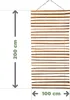 A wooden lattice for climbing plants, with dimensions indicated. Náhled obrázku produktu
