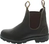 A side view of a brown leather boot. Náhľad obrázku produktu