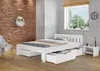Futonbett Doppelbett 140x200 Doppelbett Massivholzbett weiß Produktbild-Vorschau 9