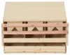 vidaXL 3-osobowe gniazdo 72x33x54 cm lite drewno sosnowe Podgląd zdjęcia produktu 4