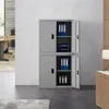AREBOS Aktenschrank 180x90x40 cm Büroschrank Lagerschrank Produktbild-Vorschau 2
