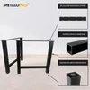MetaloPro 2x Stolové nohy kovové, stabilné stolové podnože, Náhľad obrázku produktu 3