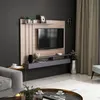 Parete porta tv noce particolari antracite Lawrance 157 Anteprima dell’immagine prodotto 3