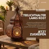 Lanterna orientale in metallo Lamis Rost 30 cm | Lanterna Anteprima dell’immagine prodotto 5