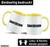 Huuraa Kaffeetasse Sanitäterin Schriftzug 330ml Gelb Produktbild-Vorschau 2