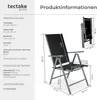 tectake® Aluminium-Gartenstuhl Marilena klappbar 56 x 67 x Produktbild-Vorschau 5