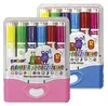 Two sets of fiber-tip pens with stamps are displayed in their plastic packaging. Náhled obrázku produktu