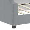 Tagesbett Hellgrau 90x200 cm Stoff Produktbild-Vorschau 6