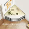 PawHut Eck-Hundekäfig Hundebox für Zuhause mit drehbare Produktbild-Vorschau 5