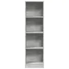 vidaXL Bibliothèque gris béton 40x24x143 cm Bois composite Voir les images du produit 4