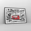 Gerahmtes Poster - Schwarzer Rahmen - Trafalgar Platz Taxi Produktbild-Vorschau 8