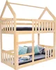 Springos® Lit d'enfant superposé 80 x 160 cm aspect maison Voir les images du produit 1
