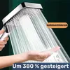 Velká sprchová hlavice ve stříbrné barvě se 3 Náhled obrázku produktu 2