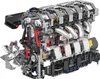 A detailed model of a V8 gasoline engine. Náhľad obrázku produktu