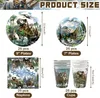 Juego de vajilla para fiestas con temática de dinosaurios, Vista previa de la imagen del producto 2