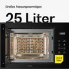 Klarstein Velaire Einbaumikrowelle 60 cm mit Grill – 25L, Produktbild-Vorschau 4