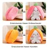 Lapin à cacher, Peluche, 25CM Lapin farci avec carottes et Voir les images du produit 3